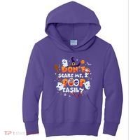 Funny Halloween Dont Scare Me I Poop Easily Kids Hoodie thumb 0