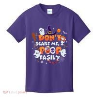 Funny Halloween Dont Scare Me I Poop Easily Kids T-Shirt thumb 0