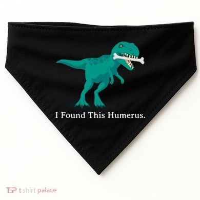 Funny Halloween Dinosaur I Found This Humerus Costume Gift USA-Made Doggie Bandana