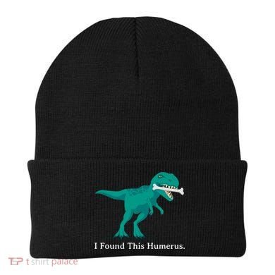 Funny Halloween Dinosaur I Found This Humerus Costume Gift Beanie