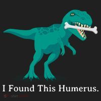 Funny Halloween Dinosaur I Found This Humerus Costume Gift Golf Towel thumb 3