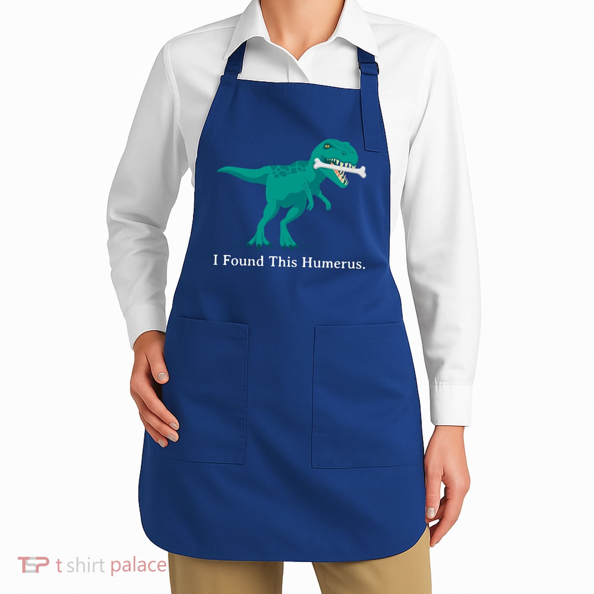 Funny Halloween Dinosaur I Found This Humerus Costume Gift Apron