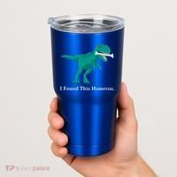 Funny Halloween Dinosaur I Found This Humerus Costume Gift Tumbler thumb 2
