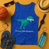 Funny Halloween Dinosaur I Found This Humerus Costume Gift Tank Top thumb 4