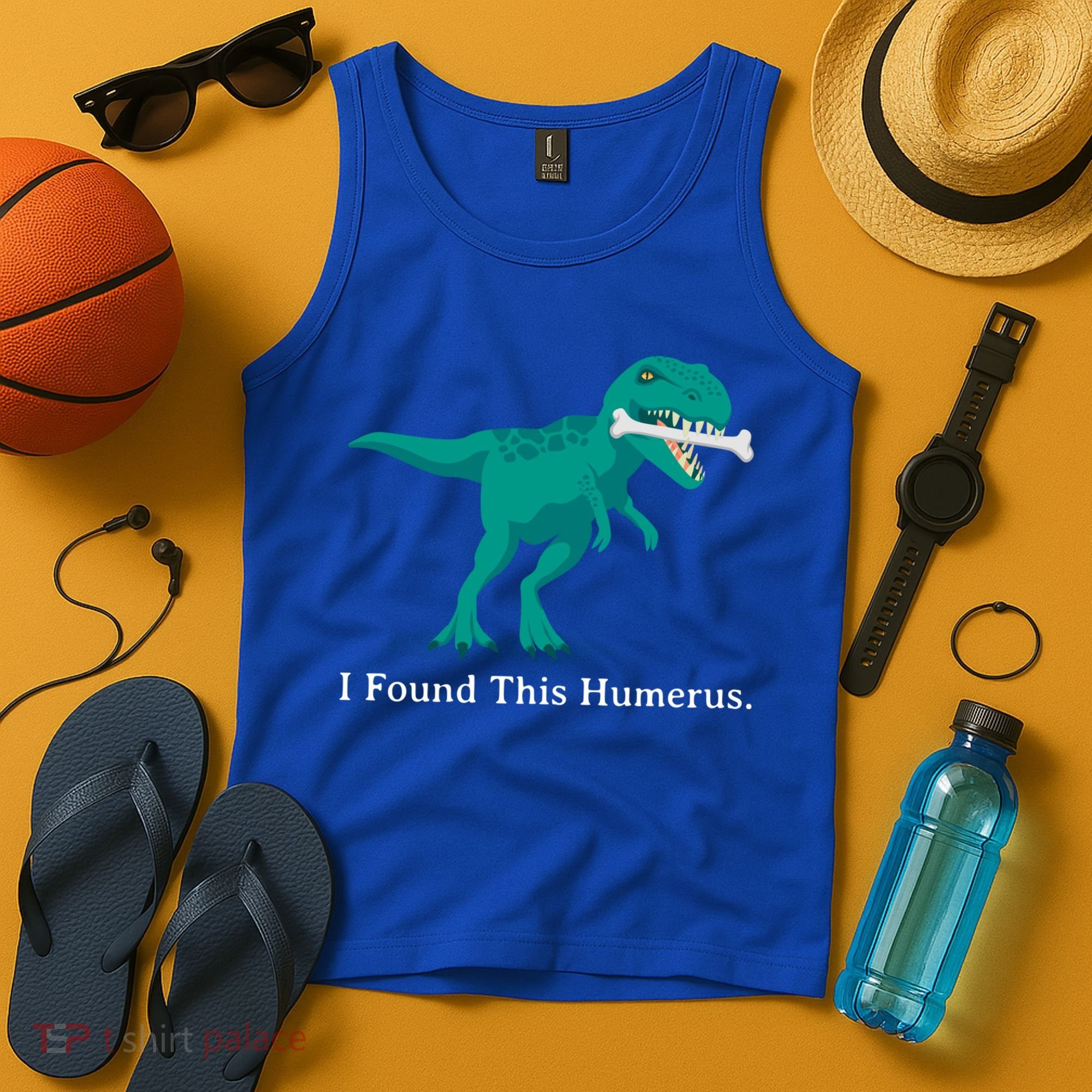 Funny Halloween Dinosaur I Found This Humerus Costume Gift Tank Top