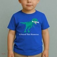 Funny Halloween Dinosaur I Found This Humerus Costume Gift Toddler T-Shirt thumb 2