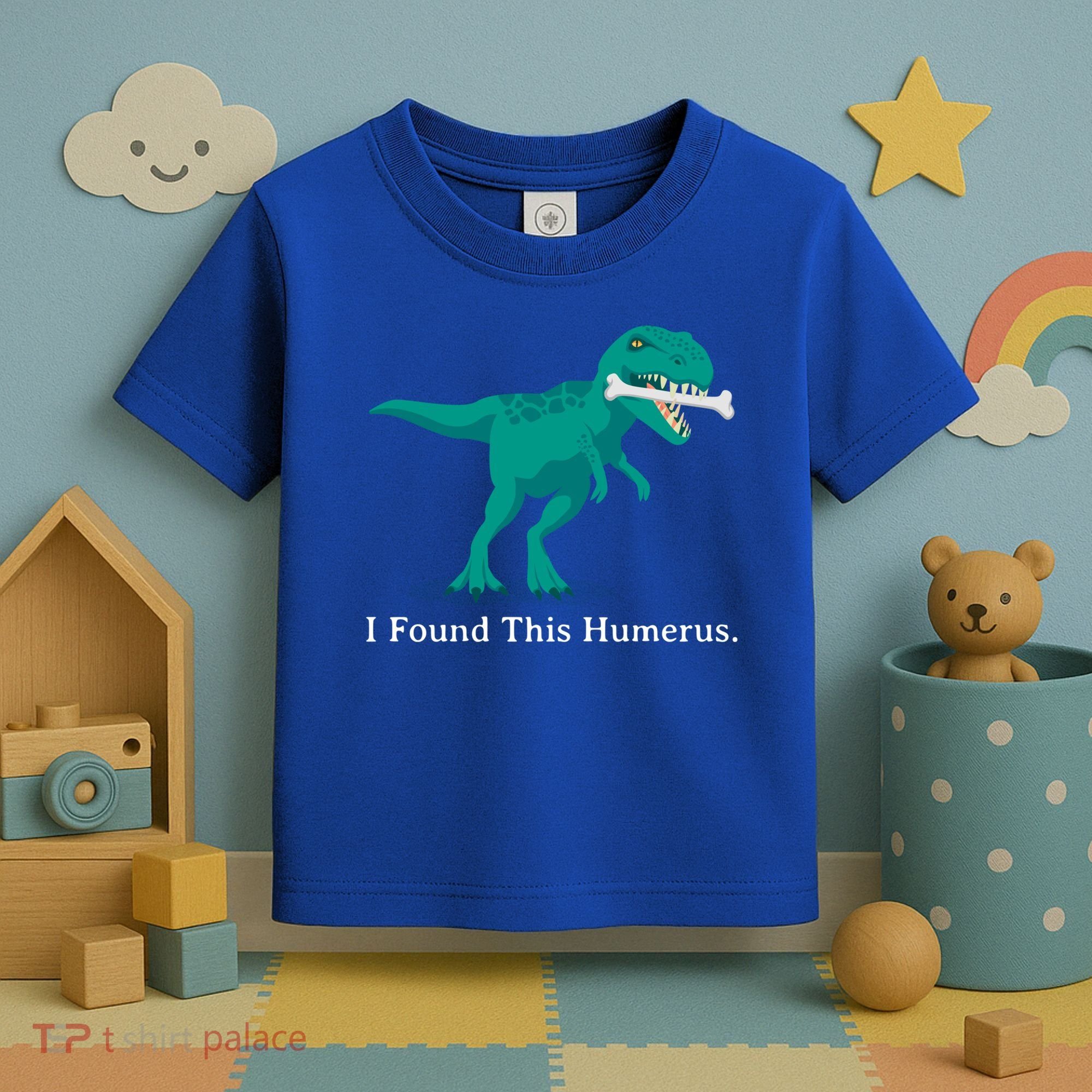 Funny Halloween Dinosaur I Found This Humerus Costume Gift Toddler T-Shirt