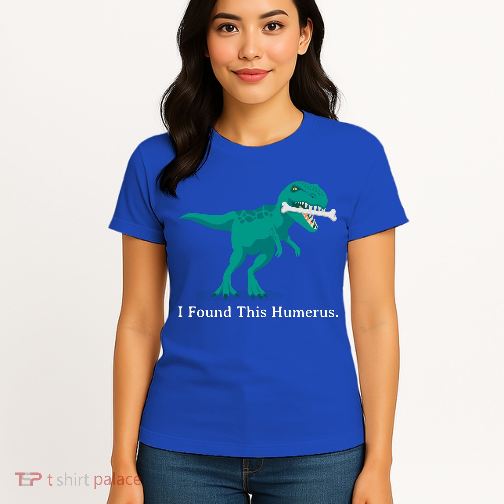Funny Halloween Dinosaur I Found This Humerus Costume Gift Women's T-Shirt