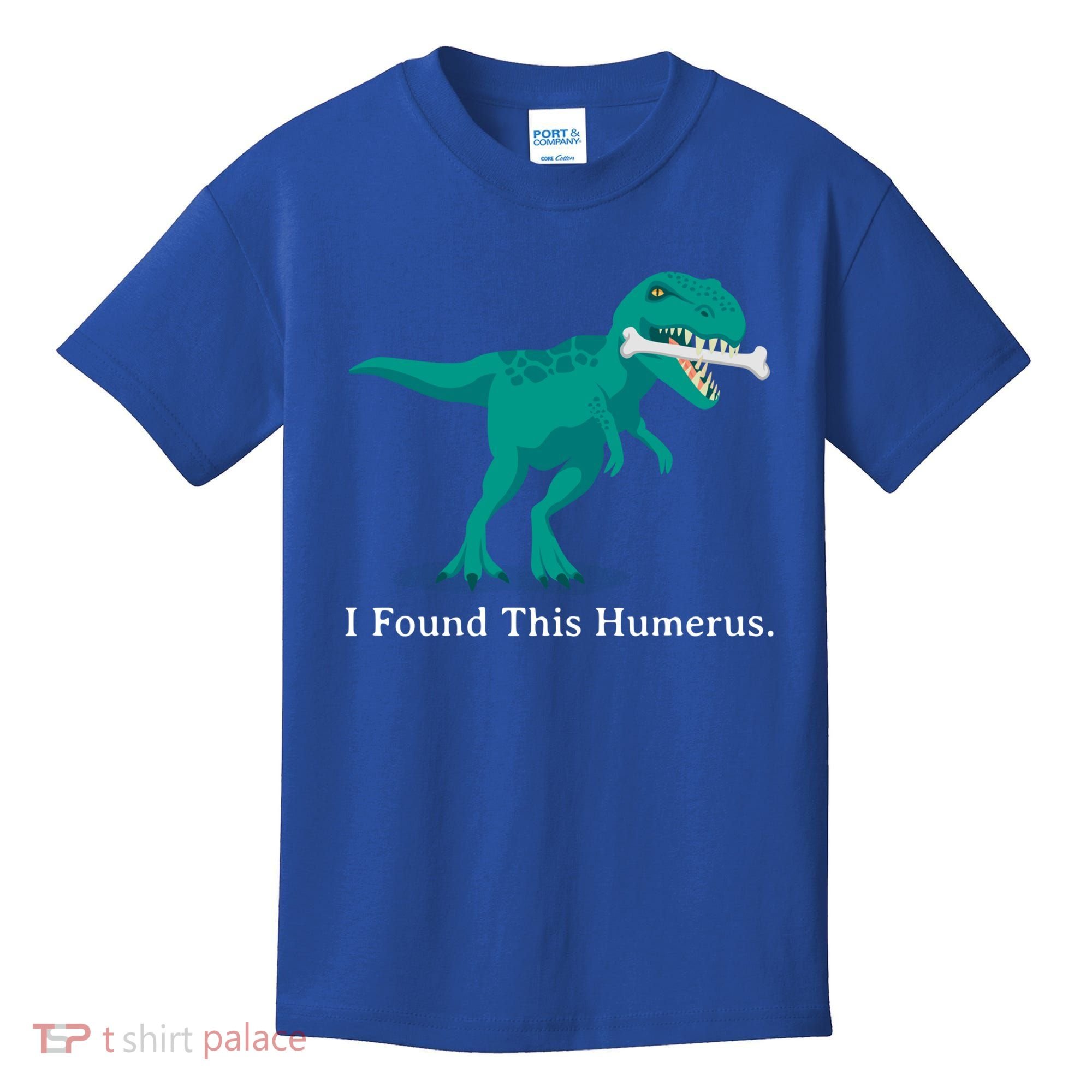 Funny Halloween Dinosaur I Found This Humerus Costume Gift Kids T-Shirt