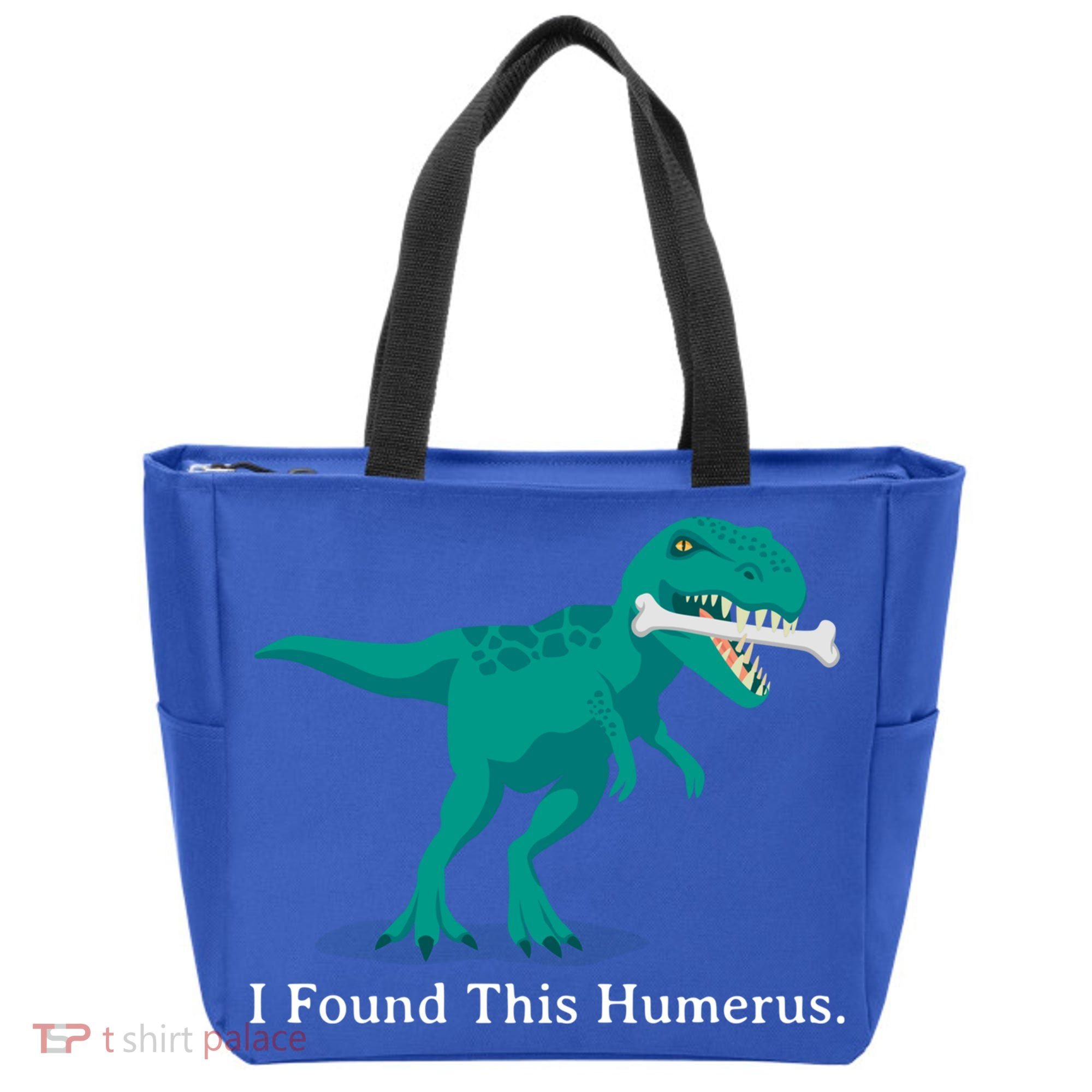 Funny Halloween Dinosaur I Found This Humerus Costume Gift Tote Bag