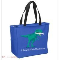 Funny Halloween Dinosaur I Found This Humerus Costume Gift Tote Bag thumb 2
