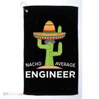 Fun Hilarious Engineering Humor Funny Saying Engineer Golf Towel thumb 0
