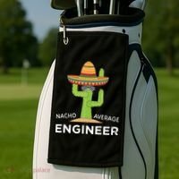Fun Hilarious Engineering Humor Funny Saying Engineer Golf Towel thumb 2