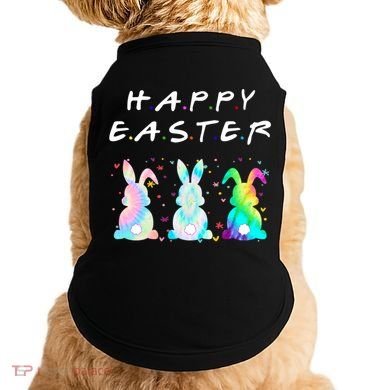 Friends Happy Easter Colorful Bunnies Doggie Tank