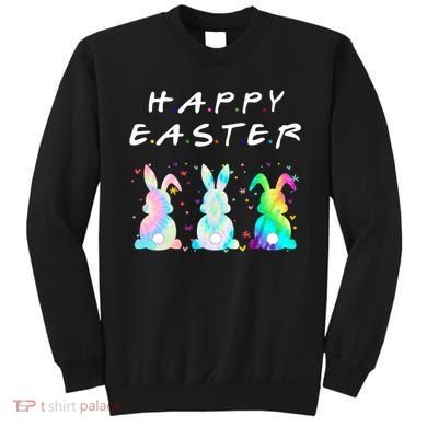 Friends Happy Easter Colorful Bunnies Sweatshirt