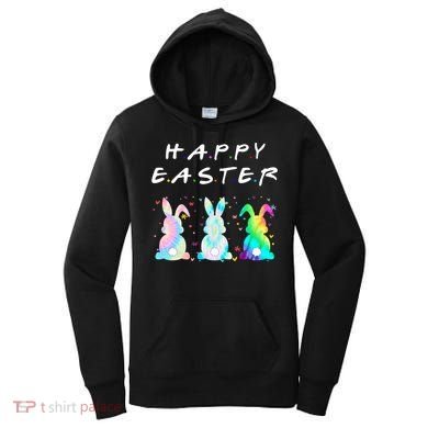 Friends Happy Easter Colorful Bunnies Women's Hoodie