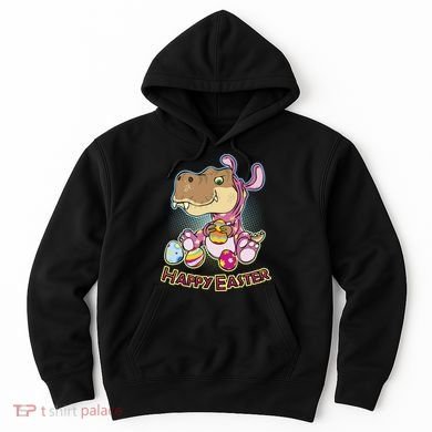 Funny Happy Easter Dinosaur Easter Bunny Costume Hoodie