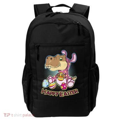 Funny Happy Easter Dinosaur Easter Bunny Costume Backpack