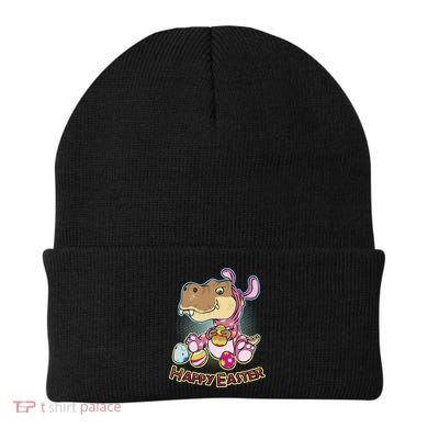 Funny Happy Easter Dinosaur Easter Bunny Costume Beanie