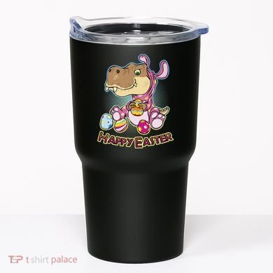 Funny Happy Easter Dinosaur Easter Bunny Costume Tumbler