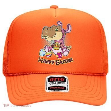 Funny Happy Easter Dinosaur Easter Bunny Costume Hat