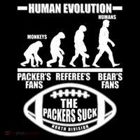 Funny Human Evolution Football Fan Bucket Hat thumb 4