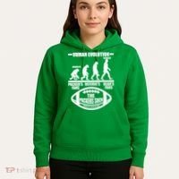 Funny Human Evolution Football Fan Hoodie thumb 5