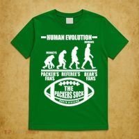 Funny Human Evolution Football Fan T-Shirt thumb 5