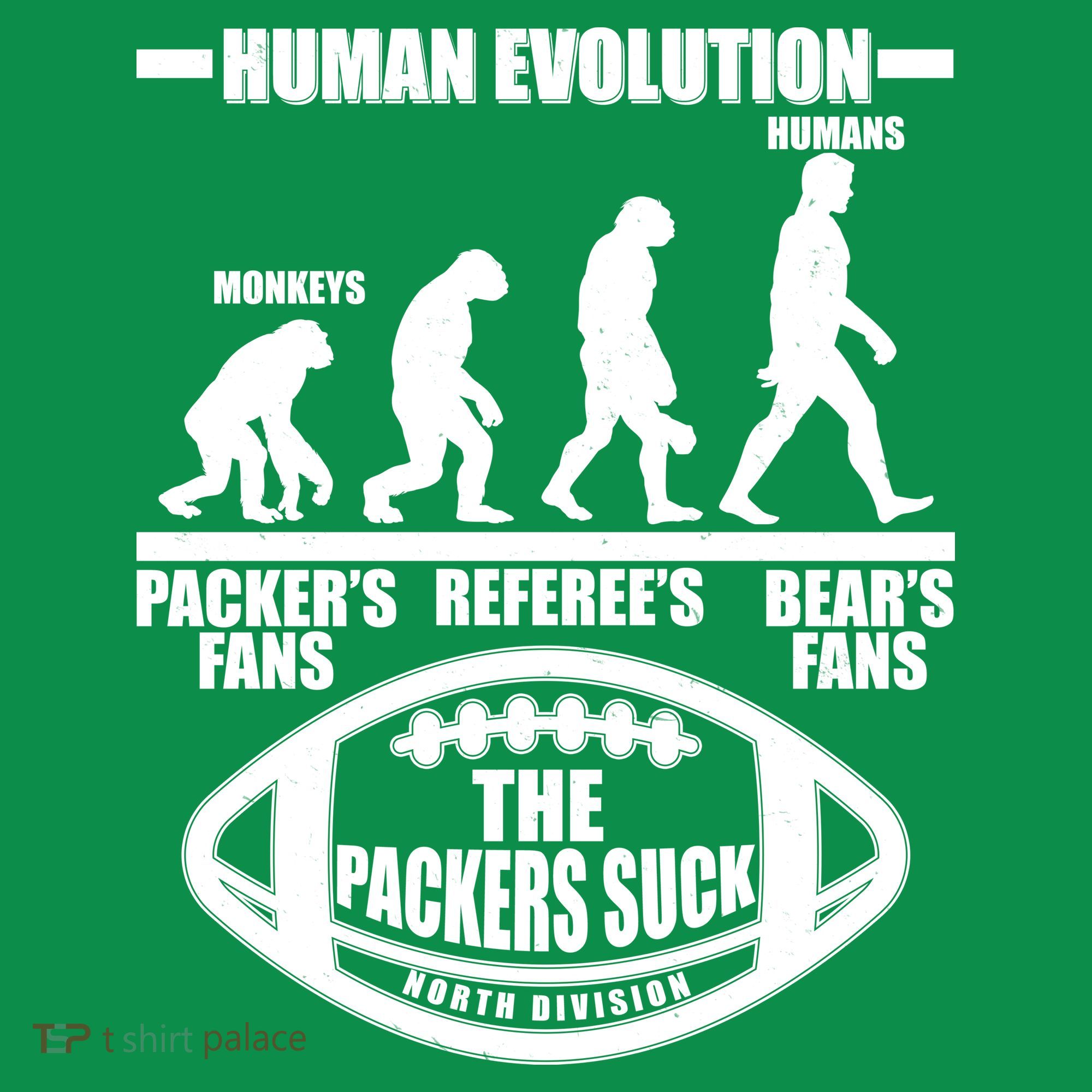 Funny Human Evolution Football Fan Coaster