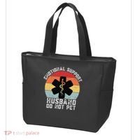 Funny Husband Emotional Support Husband Do Not Pet Tote Bag thumb 3
