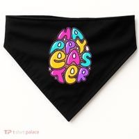 Funny Happy Easter Egg USA-Made Doggie Bandana thumb 0