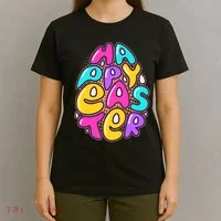 Funny Happy Easter Egg T-Shirt thumb 4