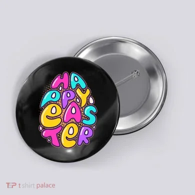 Funny Happy Easter Egg Button