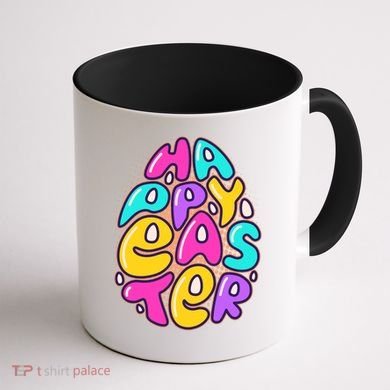 Funny Happy Easter Egg Coffee Mug back