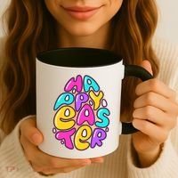 Funny Happy Easter Egg Coffee Mug thumb 3