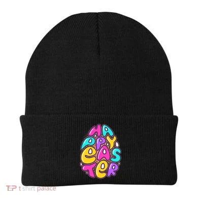 Funny Happy Easter Egg Beanie