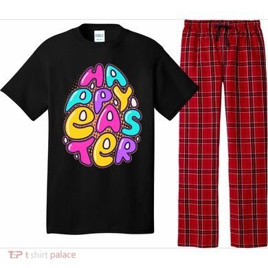 Funny Happy Easter Egg Pajama Set
