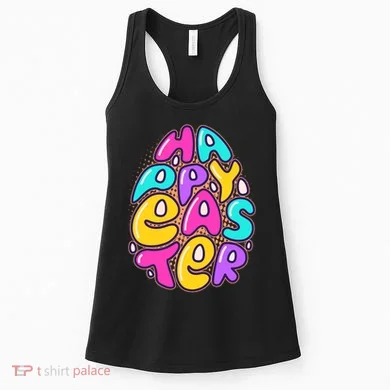 Funny Happy Easter Egg Women's Tank Top