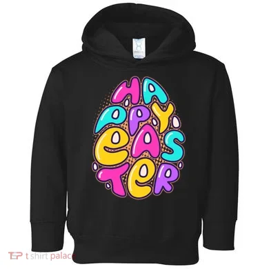 Funny Happy Easter Egg Toddler Hoodie