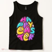 Funny Happy Easter Egg Tank Top thumb 2