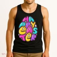 Funny Happy Easter Egg Tank Top thumb 3