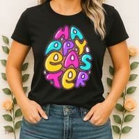 Funny Happy Easter Egg Women's T-Shirt thumb 2