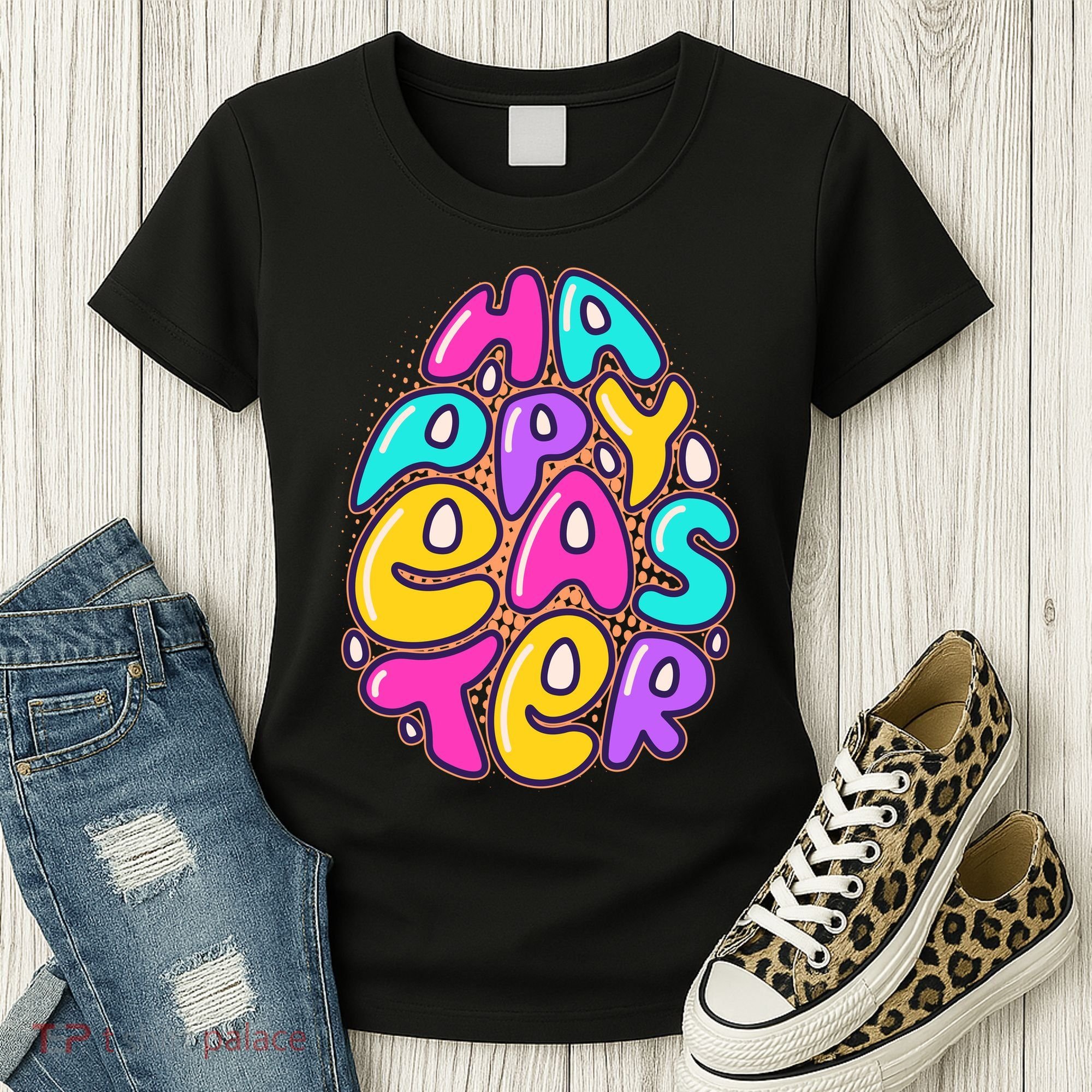 Funny Happy Easter Egg Women's T-Shirt