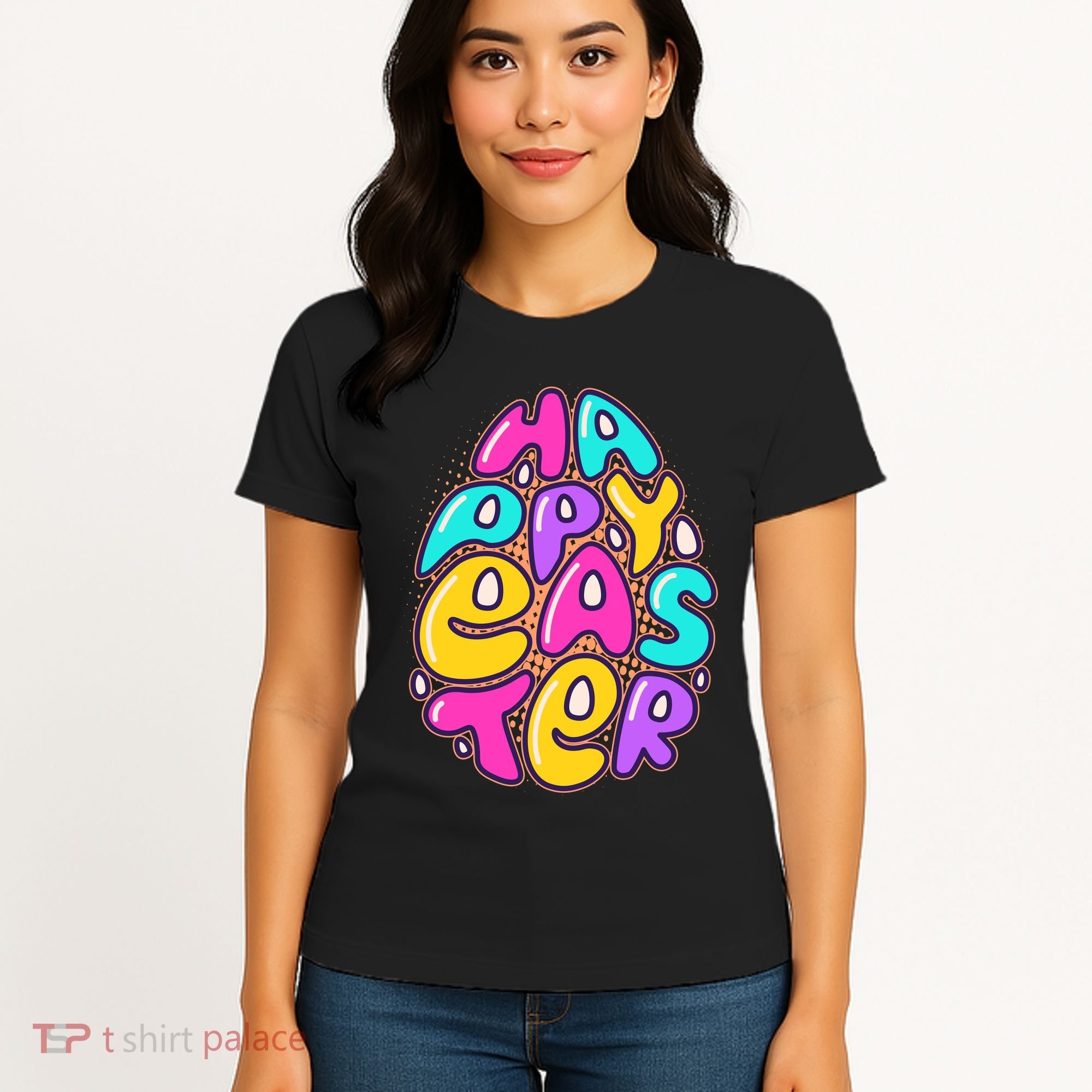 Funny Happy Easter Egg Women's T-Shirt