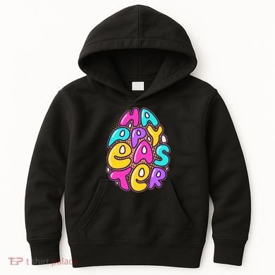 Funny Happy Easter Egg Kids Hoodie