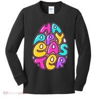 Funny Happy Easter Egg Kids Long Sleeve Shirt thumb 0