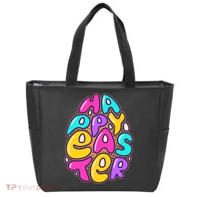 Funny Happy Easter Egg Tote Bag