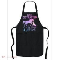 Funny Horse  Easily Distracted Apron thumb 0