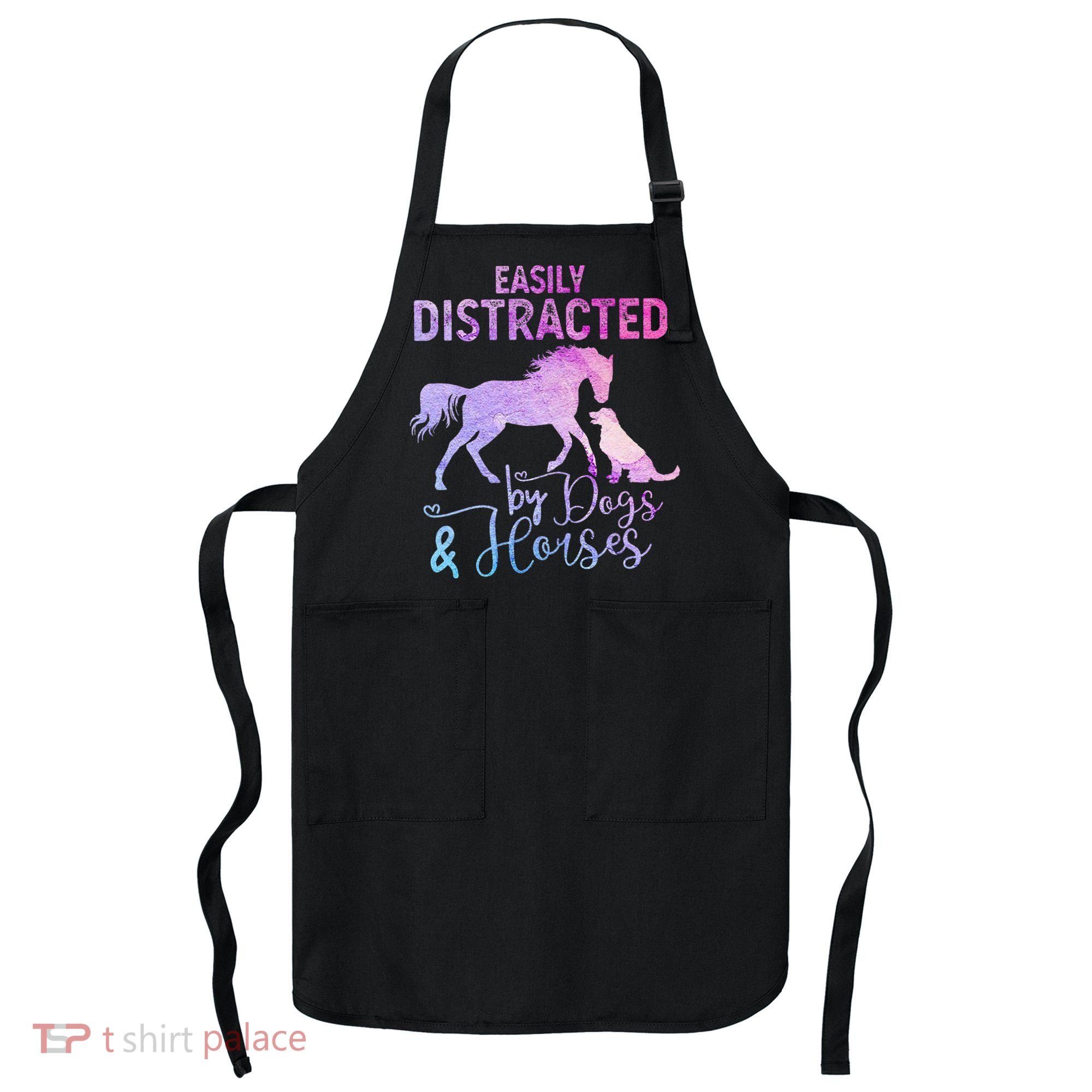 Funny Horse  Easily Distracted Apron