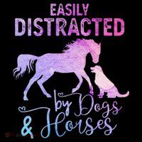 Funny Horse  Easily Distracted Apron thumb 3
